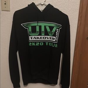 Black and Green Men's Hoodie